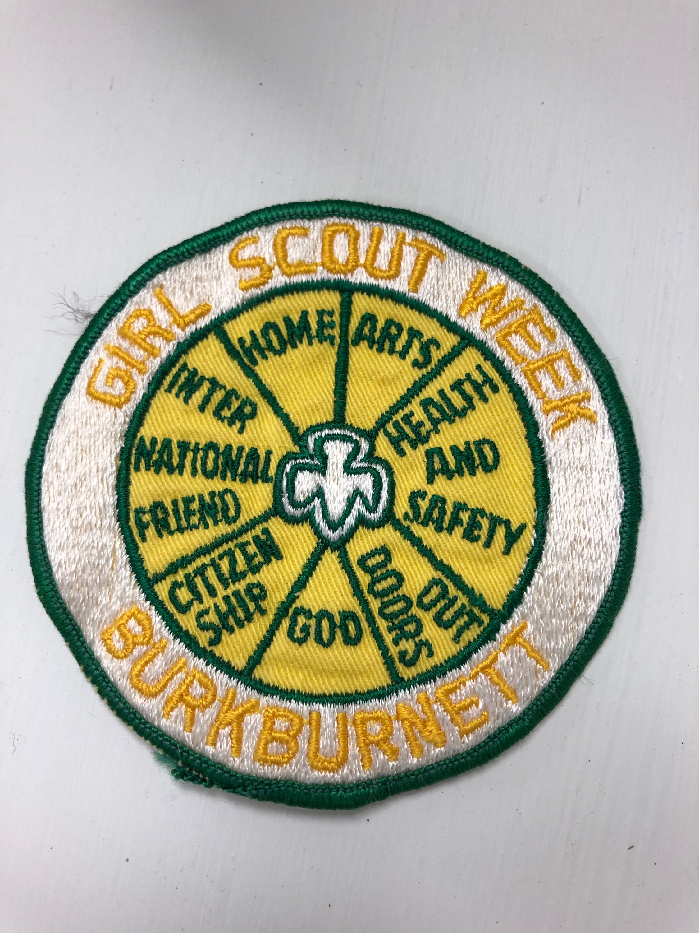 Set of Five Vintage Girl Scout Badges Vintage Scout Etsy.de