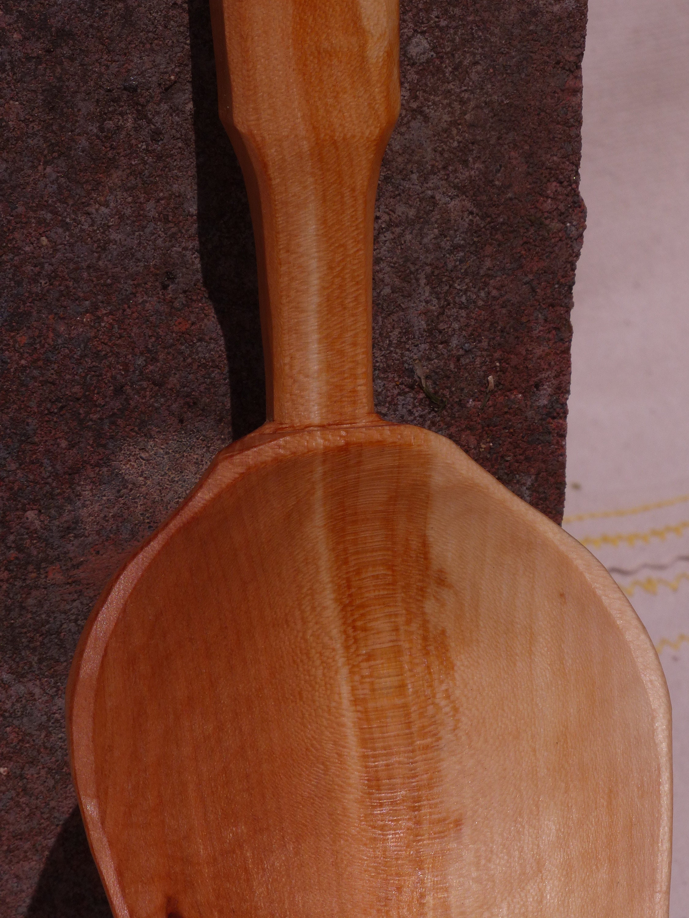 Extra Large Serving Spoon Cooking Spoon Hand Carved Cherry Etsy