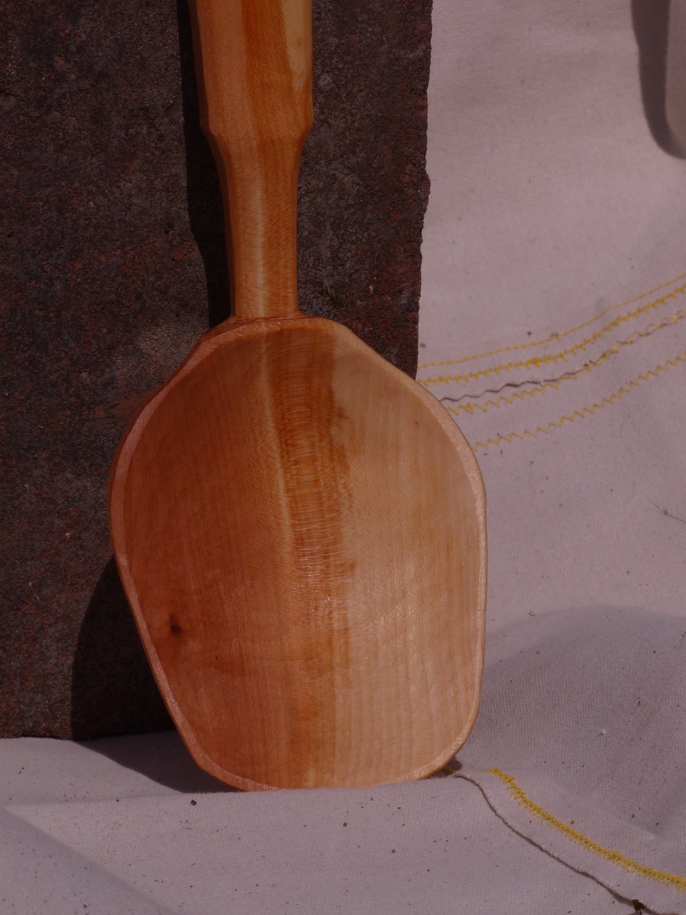 Extra Large Serving Spoon Cooking Spoon Hand Carved Cherry Etsy