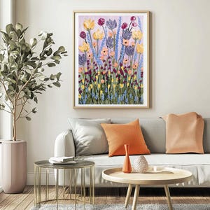 Frühlingsblumen Acryl Skulptur Fine Art Prints von Original-Kunstwerk