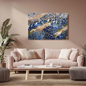 Cornish Mussel Shells - Canvas Prints from Original Artwork
