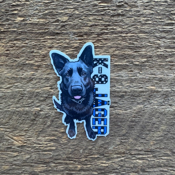 BULK 2" K-9 STICKERS / Small size / Custom K9 Stickers / Custom Working Dog Stickers / Police Dog Stickers