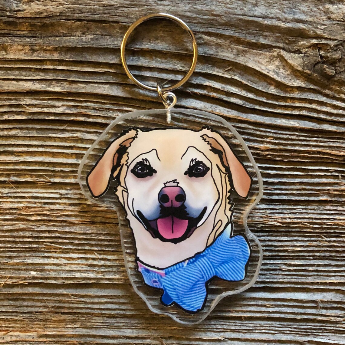 Custom Dog Keychain HEAD ONLY / Personalized Dog Keychain / Etsy