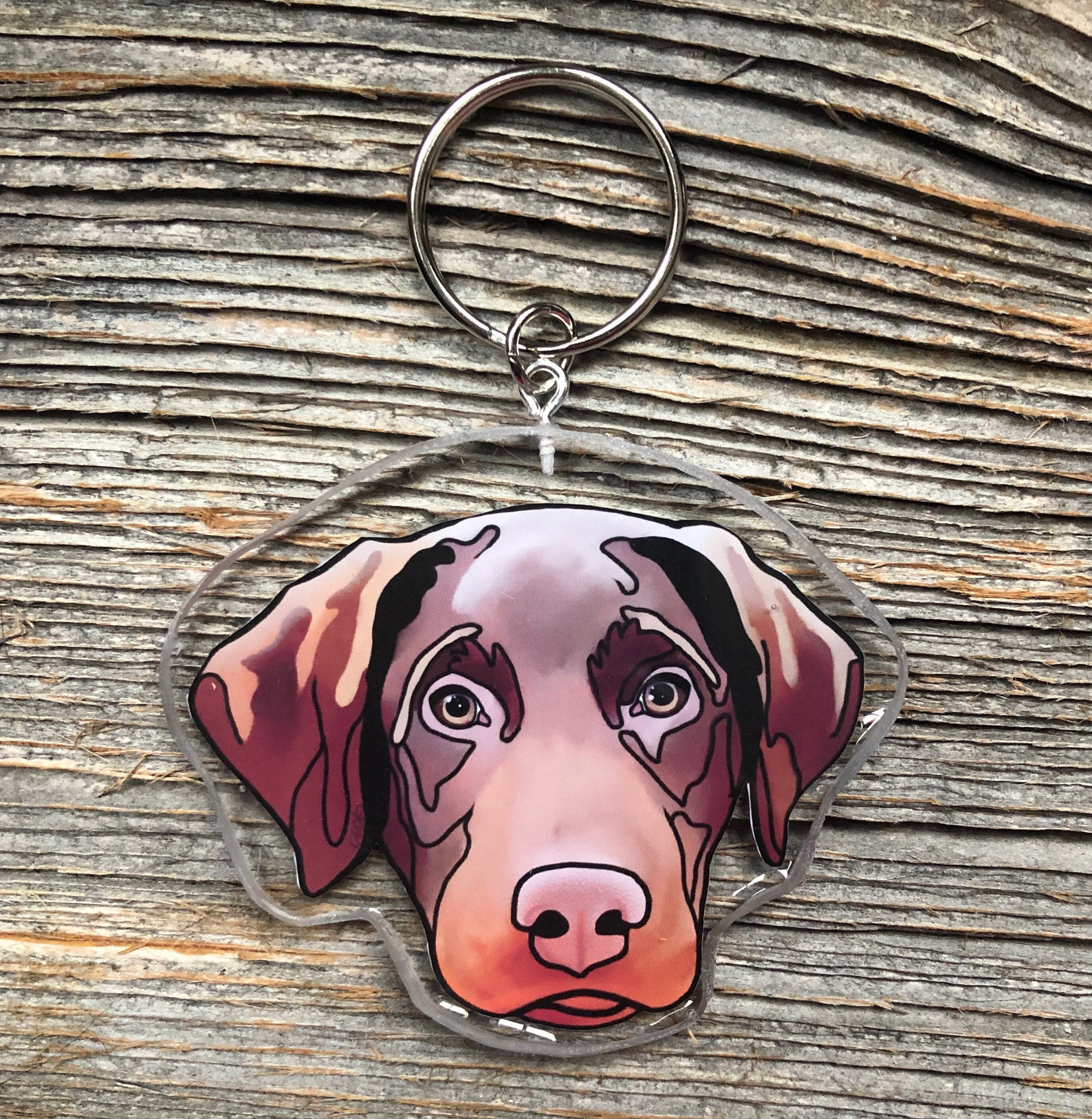Custom Dog Keychain HEAD ONLY / Personalized Dog Keychain / Etsy