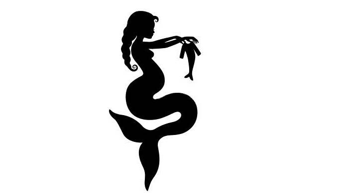 Download Expecting Mermaid Decal Pregnant Mermaid Mommy to Be Decal ...