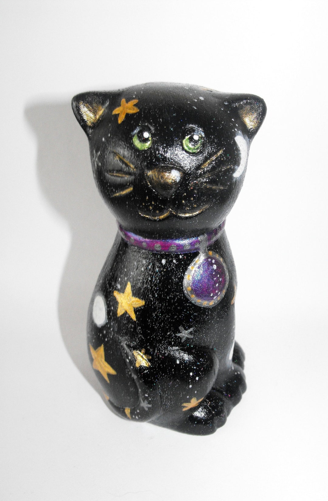 Hand Painted Mini Ceramic Cat Money Box/ Coin Bank/ Penny Bank