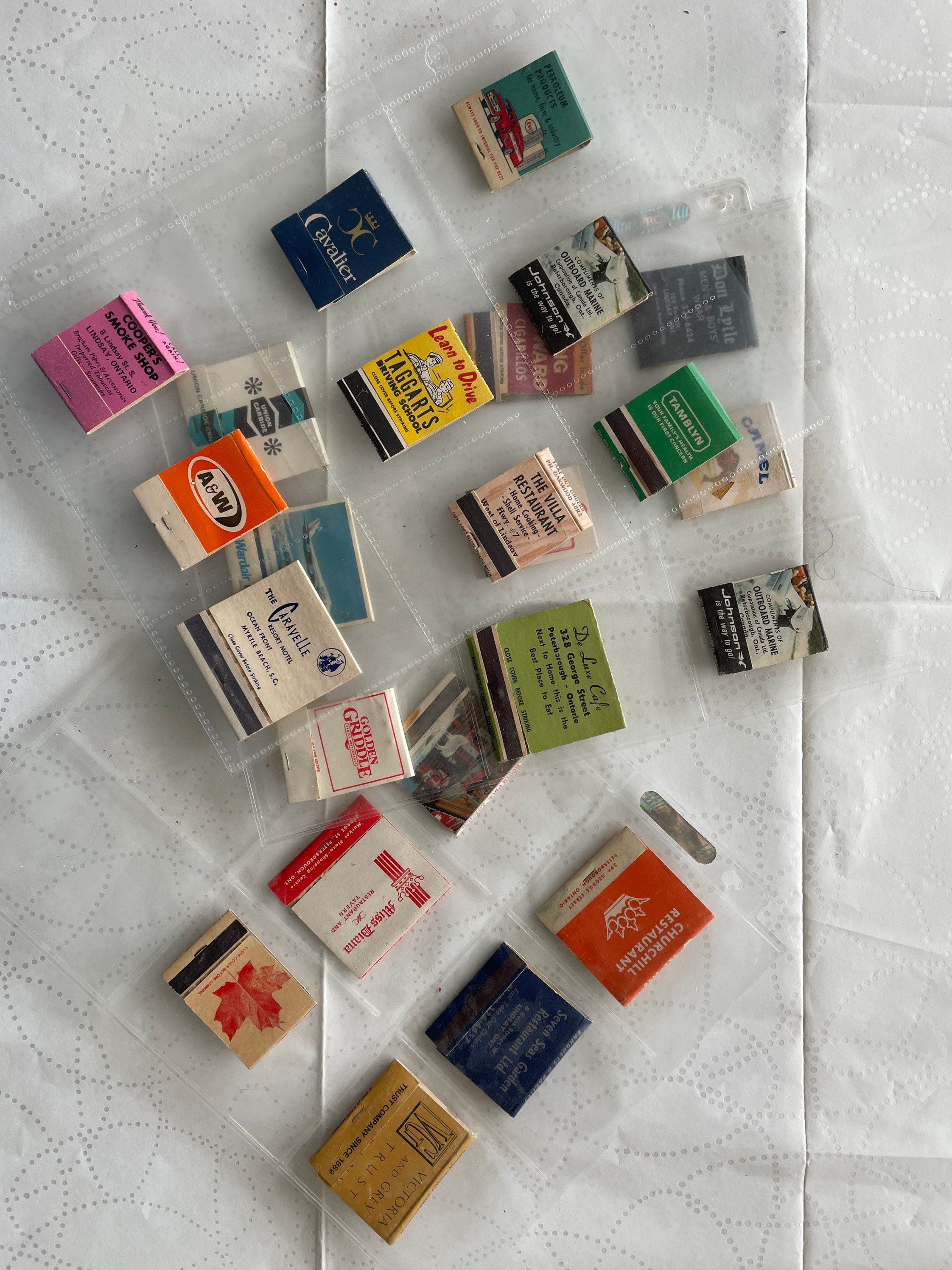 Vintage matchbooks collection Etsy