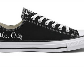 Personalized Wedding Shoe Decals, Iron-On Vinyl