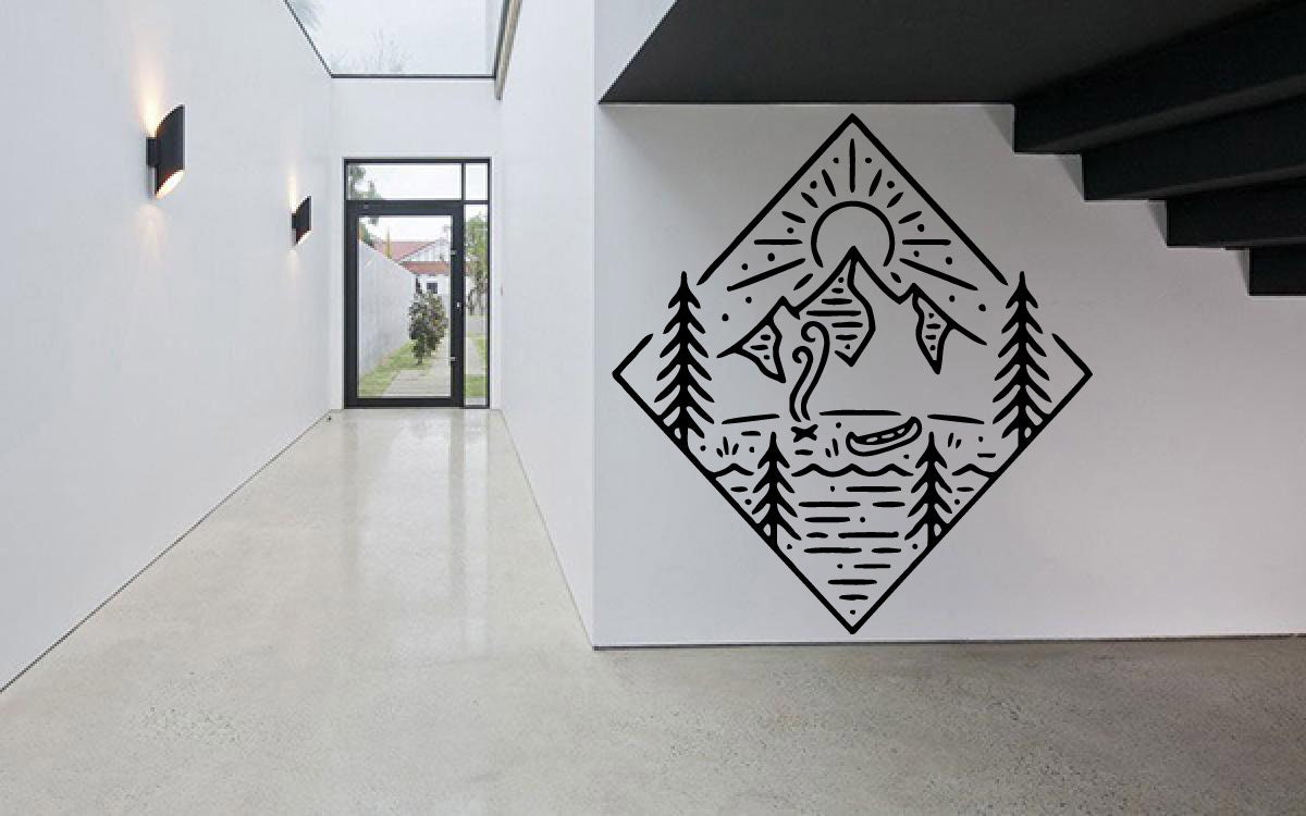 Nature Decal Nature Sticker Forest Decal Tree Decal Plants Etsy