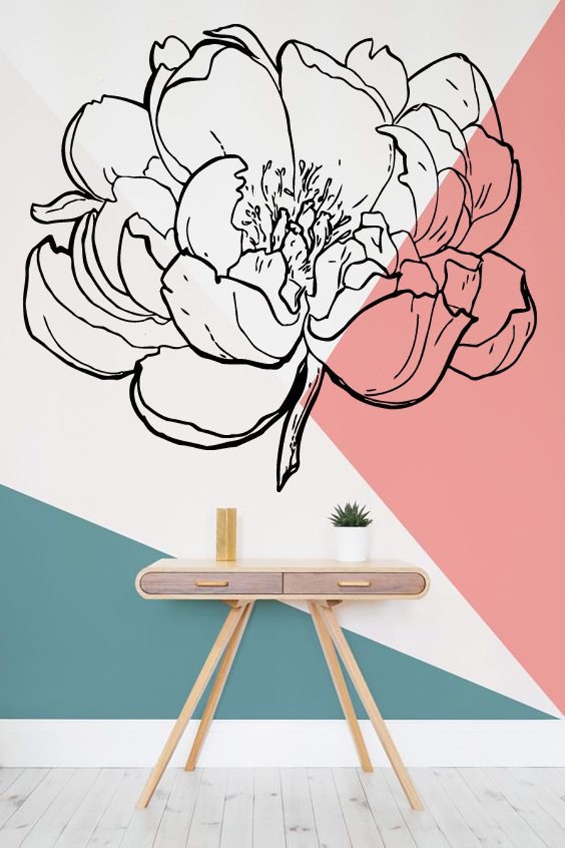 Plants Vinyl Decal flowers Housewares GA373 nature,Fruits Decal,Sticker Stickers Art Kids Room,Leaves,Wall Art,Mangu Nursery Decor