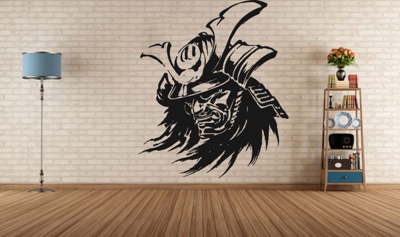 Japan,Samurai Decal,Sticker Kids Room,Snake,Wall Art,Mangu Nursery Decor Stickers,Dragon East Vinyl Decal Housewares GF284 Art