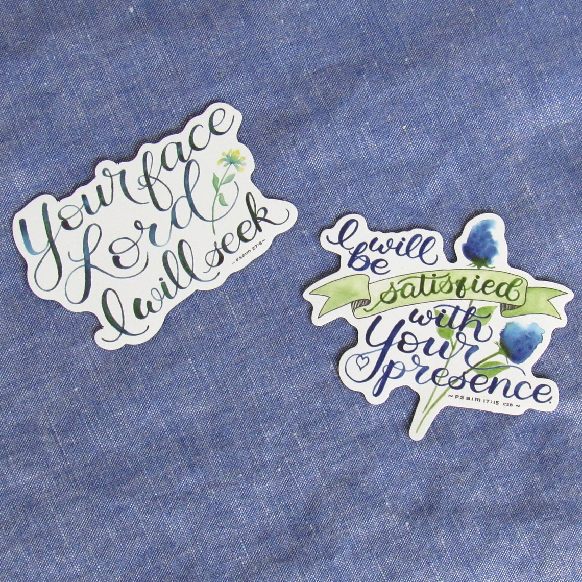 Bible Verse Set Christian Faith Gift Etsy