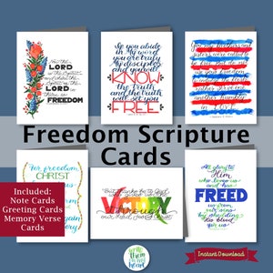 Freedom Scripture Card Set