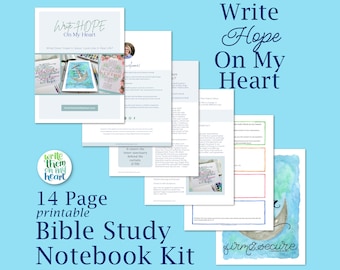 Scripture Writing Supplies - Write Them On My Heart