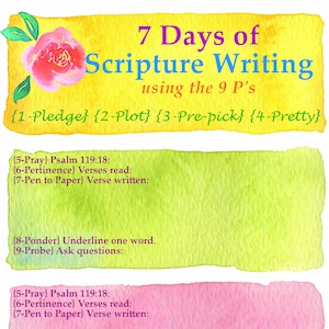 Bible Study Bookmark Featuring Psalm 119:18, Printable Scripture ...