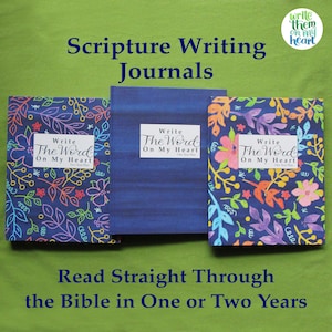 Floral Bible Study Journal