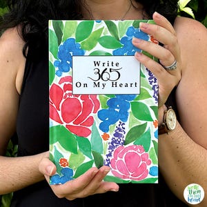365 Bible Verse Journal Scripture Writing Journal Bible In A Year Scripture Writing Plan Daily Bible Study Floral Bible Verse Journal