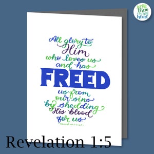 Revelation 1:5 Scripture Art