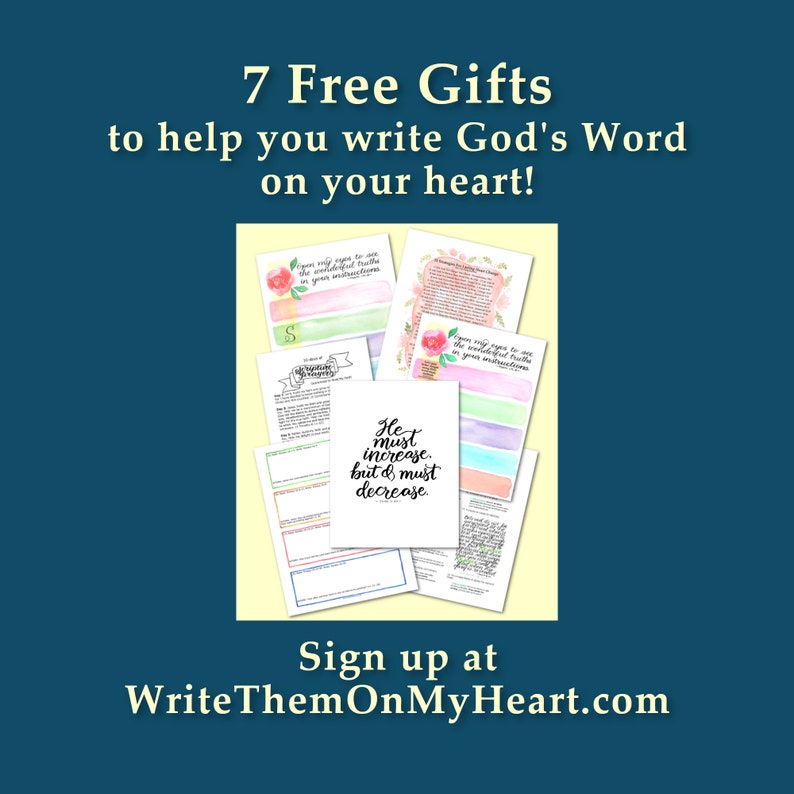 Bible Study Notebook Kit, Scripture Writing Printable Journal, 365 Satisfied Bible Verses, Write Satisfied On My Heart image 10