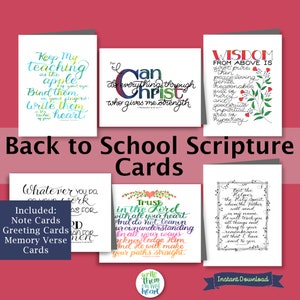 Zurück zu Schulbibel-Verskarten Druckbare Schule Schriftkunst Zurück zu Schulkarte Christliche Lehrer-Schriftkarte Bibel-Vers für Schüler