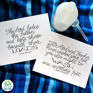 Laundry Bible Verses, Laundry Room Signs, John 13 14 and Psalm 145:14 ...