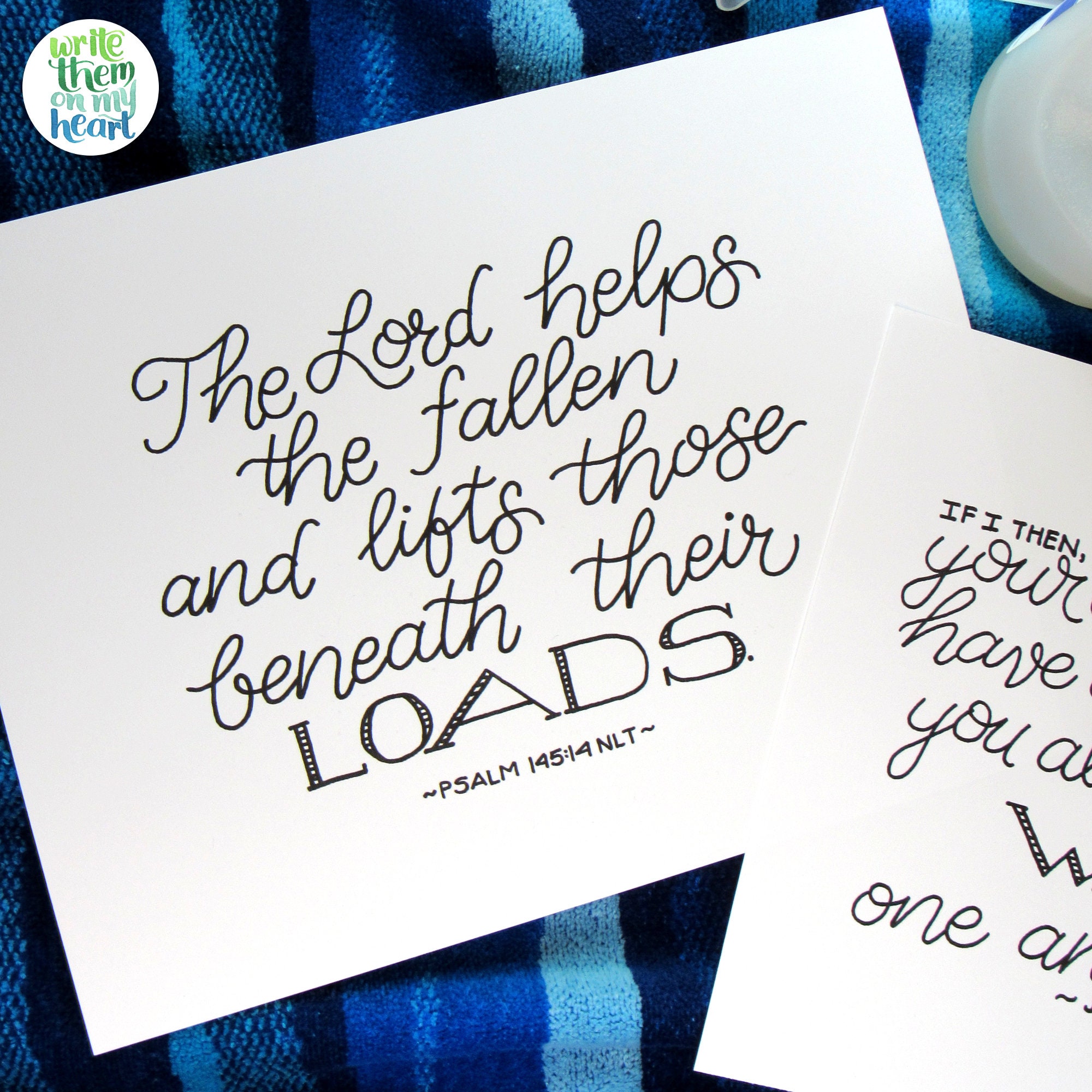 Laundry Bible Verses Laundry Room Signs John 13 14 and Psalm | Etsy