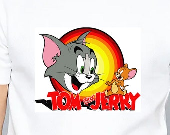 Tom and Jerry Cartoon Cat and Mouse Men Women Vest Tank Top Unisex T Shirt 2277 Tom and Jerry Cartoon Cat and Mouse Men Women Vest Tank Top Unisex T Shirt 2277