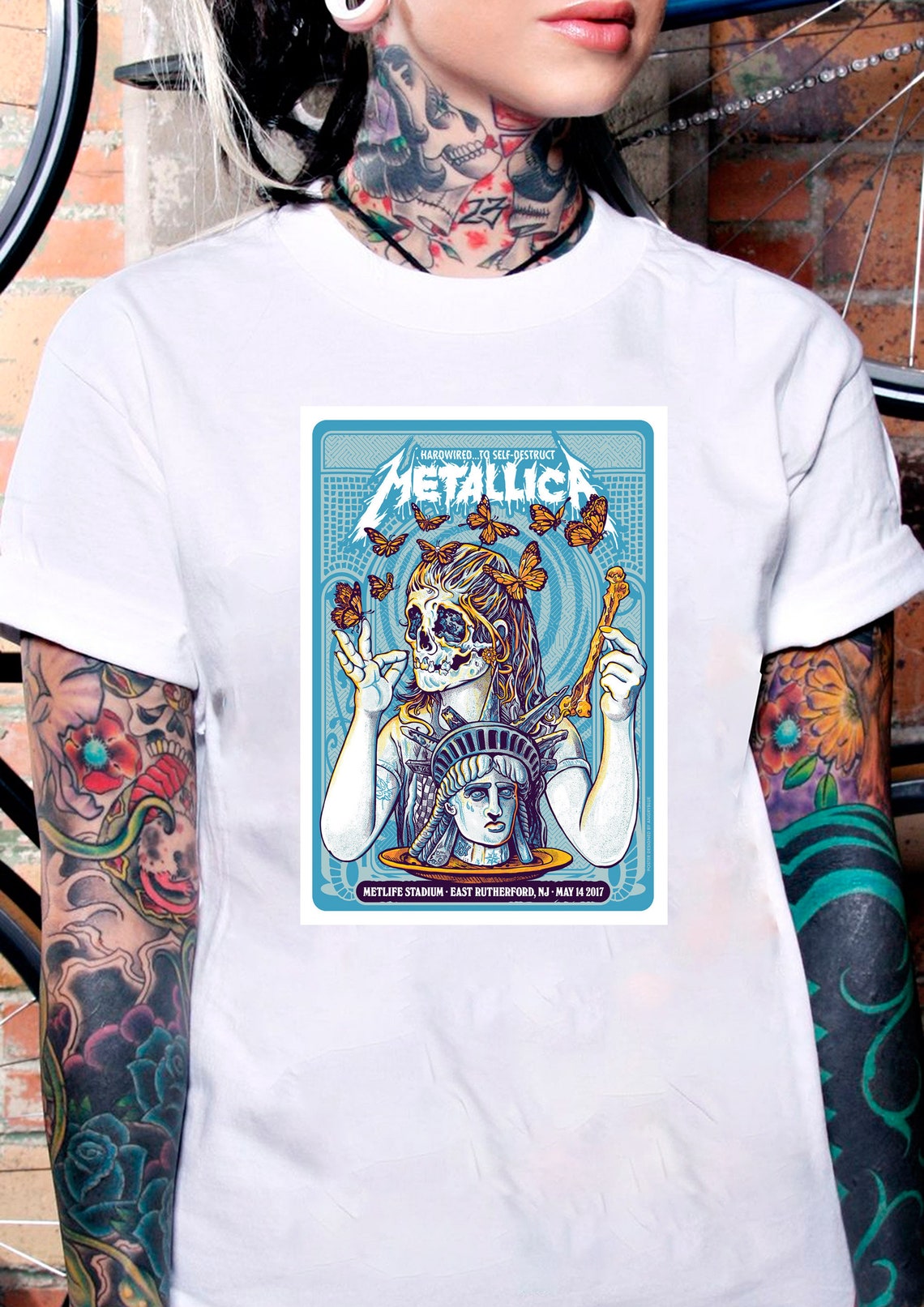 Metallica Tour TShirt Unisex Gildan Softstyle Tshirt American Etsy