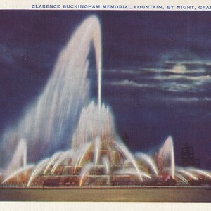 Chicago Views-Trois cartes postales vintage vers 1930