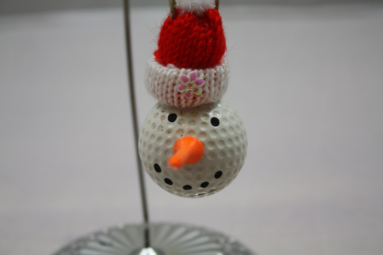 Golf Ball Snowman Ornament Used Golf Ball Etsy