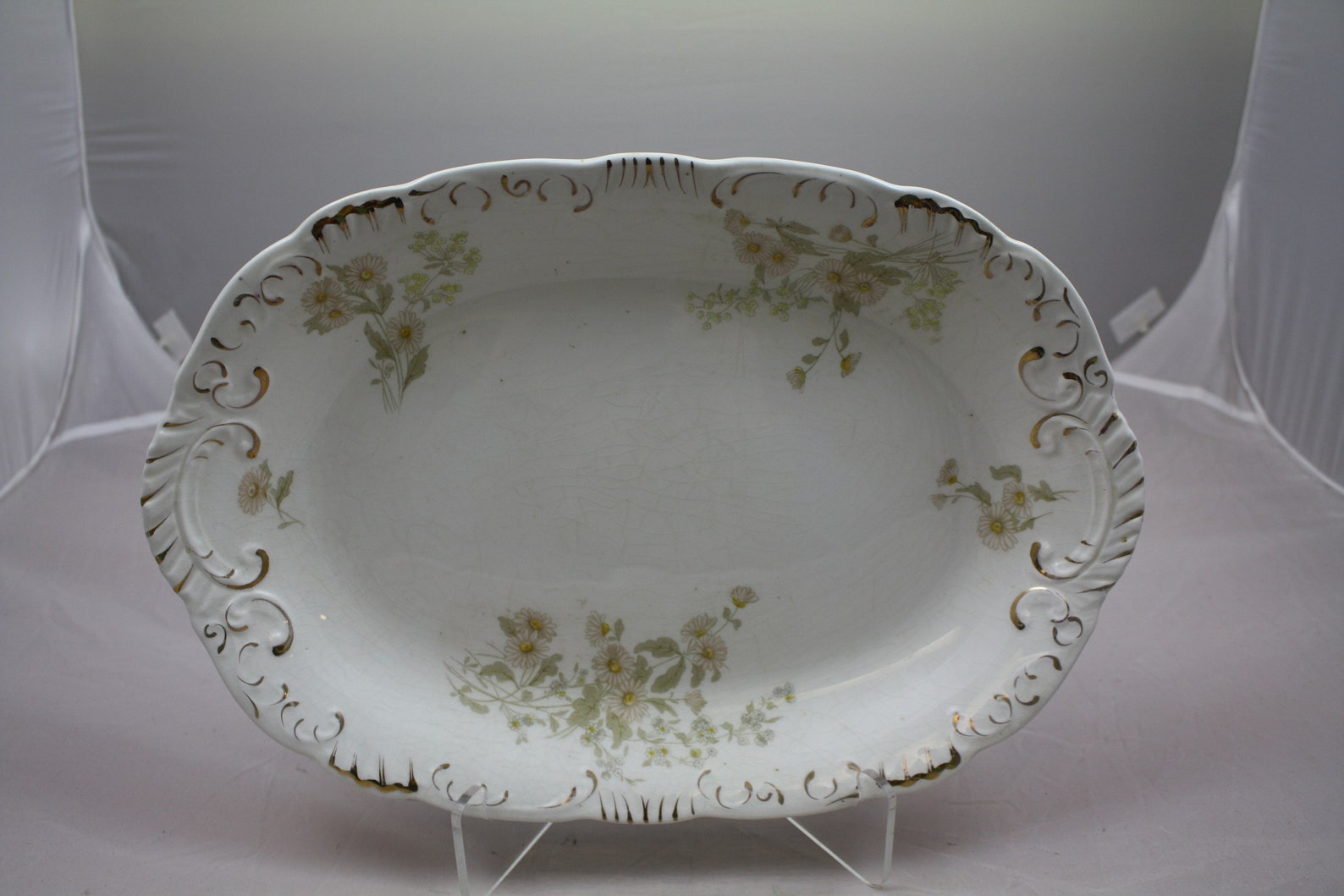Vintage Henry Alcock & Co England Semi Porcelain Floral Etsy