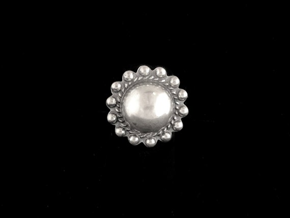 Fred Harvey era silver ring, Native American made… - image 1