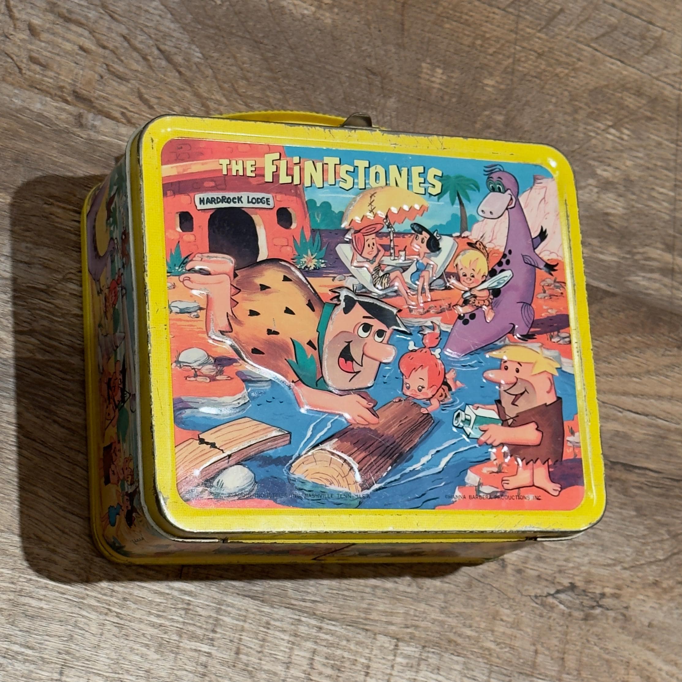 Flintstones Lunch Box Vintage - Etsy