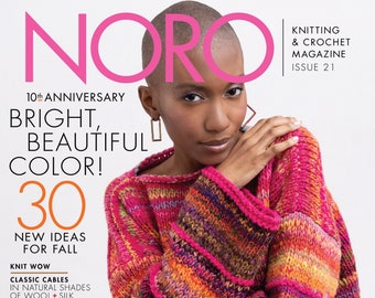 Noro Knitting and Crochet Magazine Fall/Winter - Issue 21| Noro New Magazine| Noro Knitting Magazine