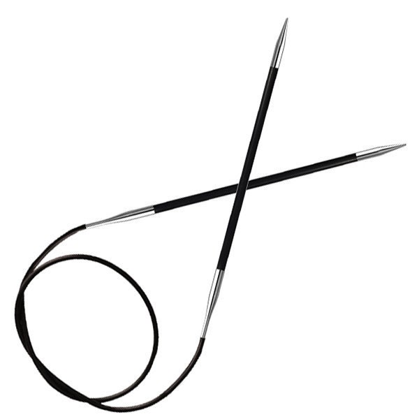 Karbonz - 24" (60 cm) Fixed Circular Needles - Knitter's Pride