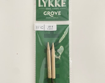 LYKKE - Grove - Aiguilles à tricoter circulaires interchangeables 3,5"