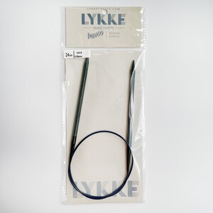 LYKKE Indigo 32/ 80 cm Circular Knitting Needles image 2