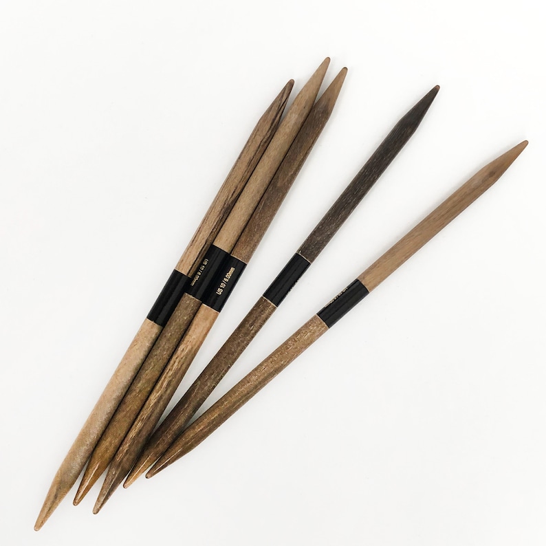 LYKKE umber Double Pointed Knitting Needles Set 6/ Etsy