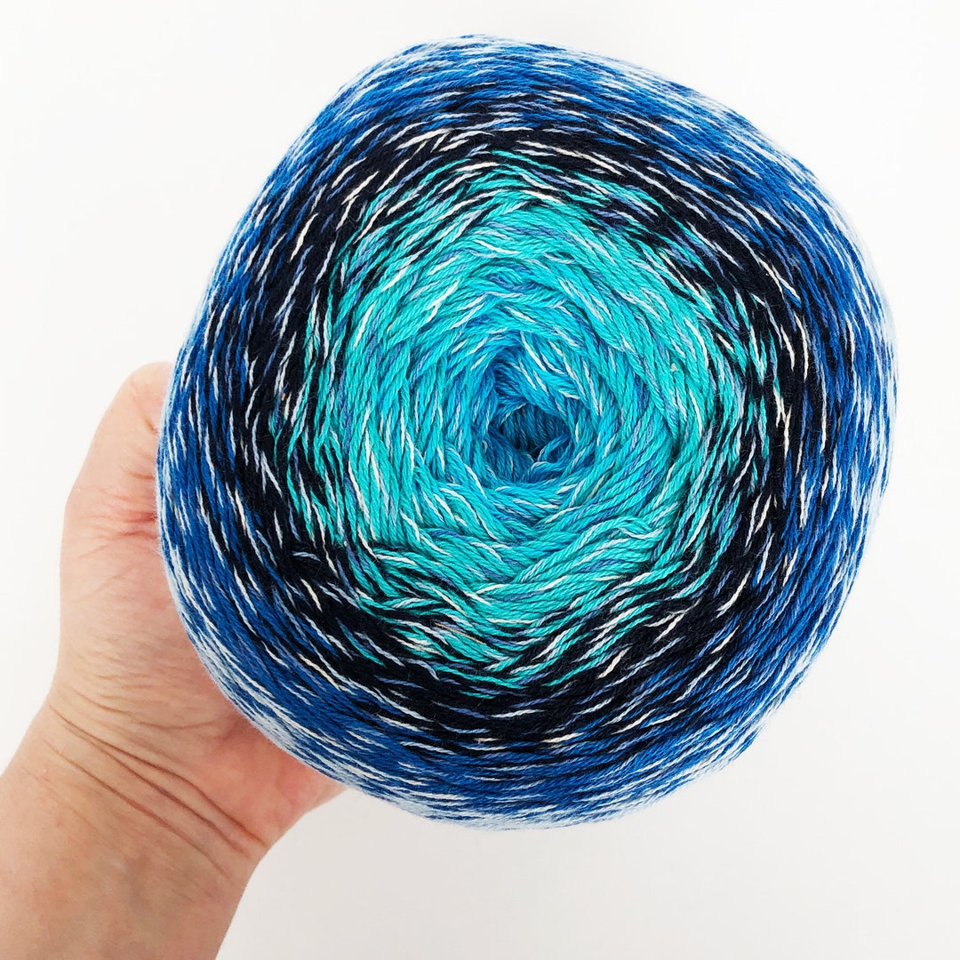 Painted Lace Yarn Knitting Fever, Natural Yarn, Summer Yarn, Knitting