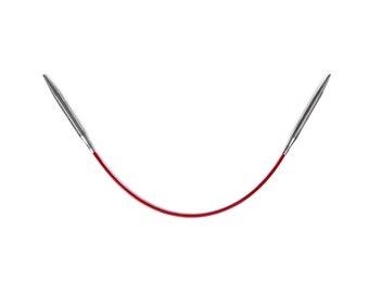 Knit Red SS 9" (23 cm) Circular Knitting Needles - ChiaoGoo