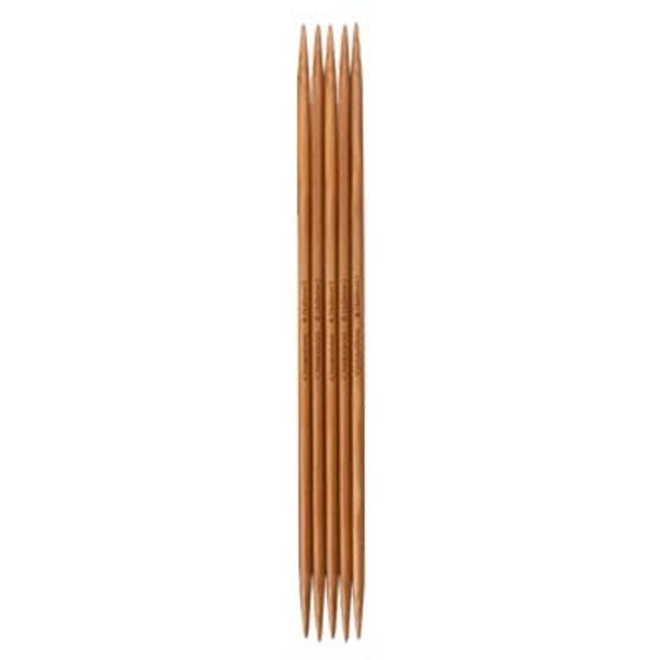 Double Pointed Knitting Needles 6"/ 15cm ChiaoGoo Bamboo Patina