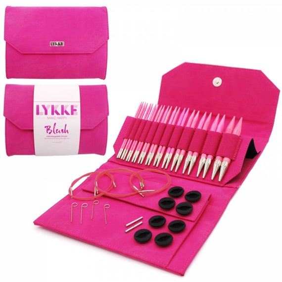LYKKE Blush Interchangeable Circular Knitting Needles Set 5 