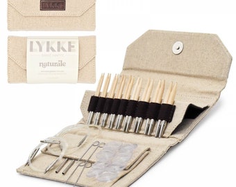 LYKKE Naturale Interchangeable Circular Knitting Needles Set 3.5"