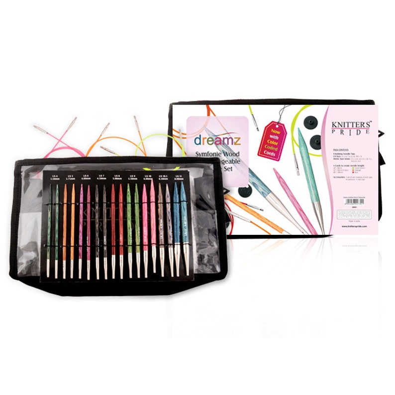 3.5 mm Aquamarin Knitter/'s Pride 4 US :Dreamz Interchangeable Circular Tips: