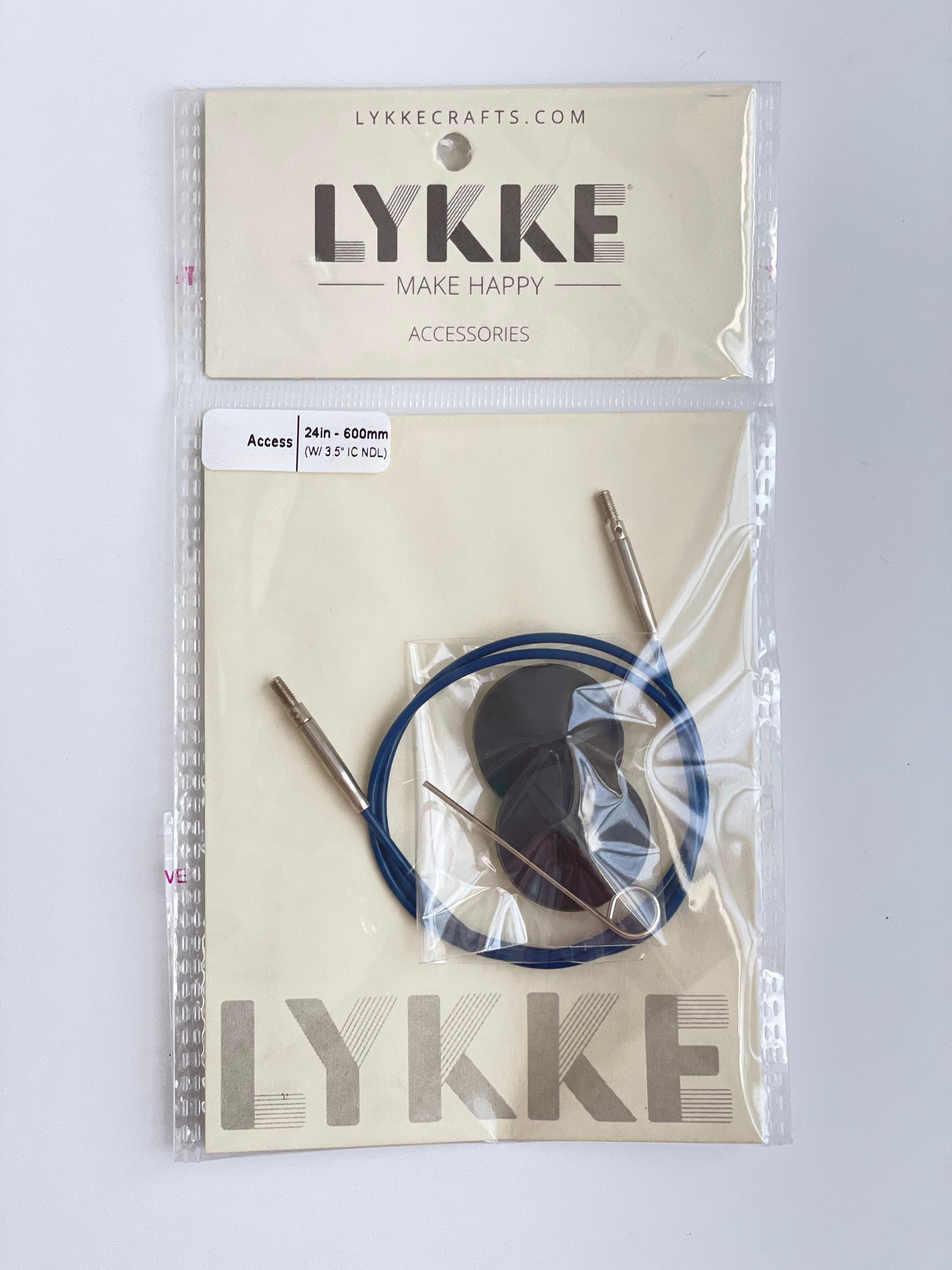 Lykke Blush Swivel Interchangeable Cord - 16 with 3.5 tips