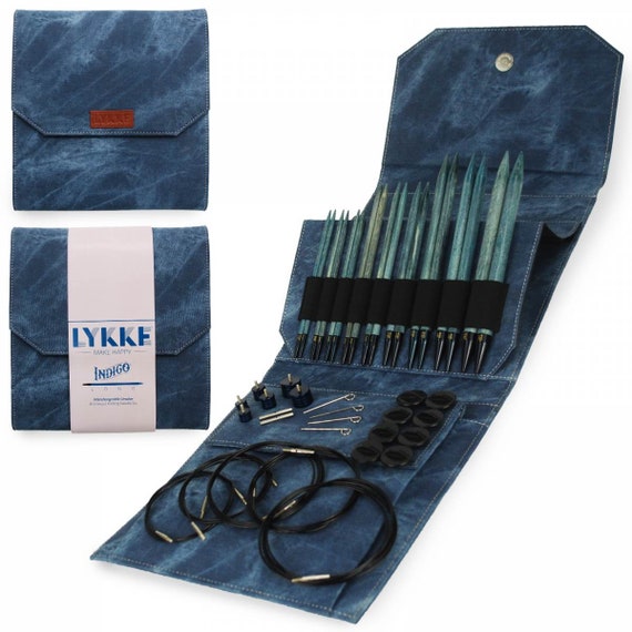 Knitting Needles, Circular Interchangeable Set, Wood 5 - Lykke