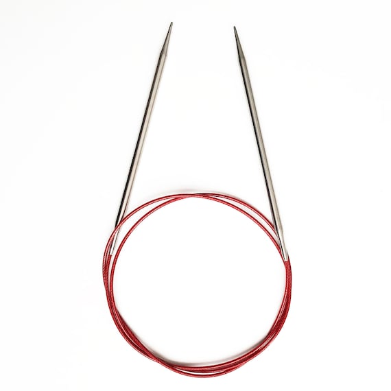 ChiaoGoo Red Circular Knitting Needles 32