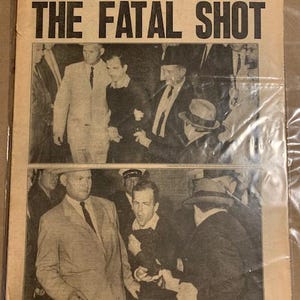 President Kennedy / Jack Ruby kills Lee Harvey Oswald 1963 complete newspaper