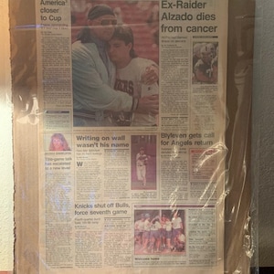 Football Oakland Raiders LYLE ALZADO dies Steroid use Cancer NFL 1992