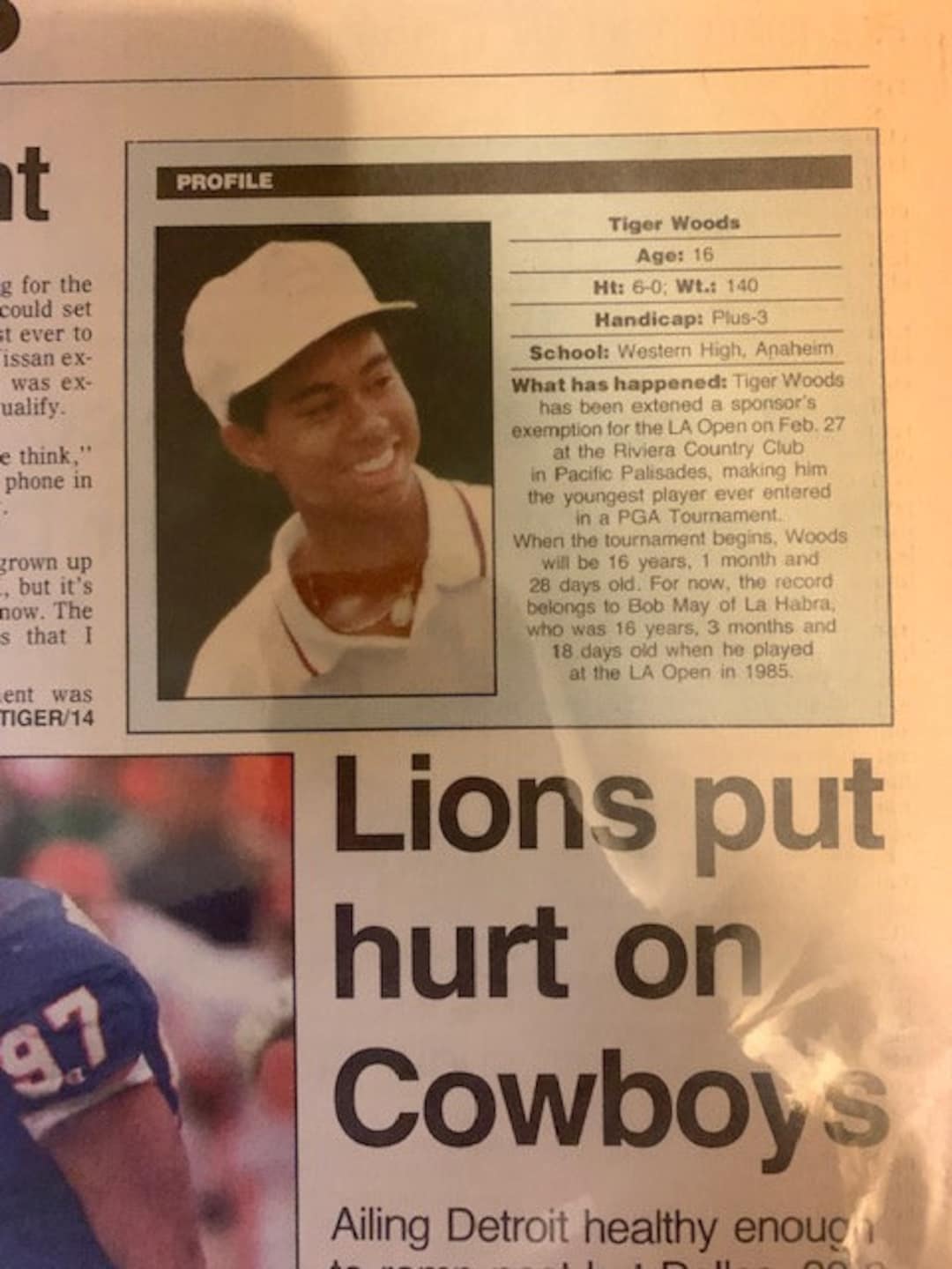 Tiger Woods ONLY 16 Years Old Qualifies for PGA Golf Amazing